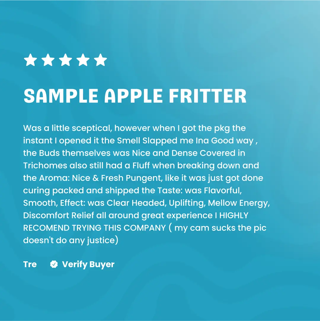 AppleFritter_THCaFlower_Rating