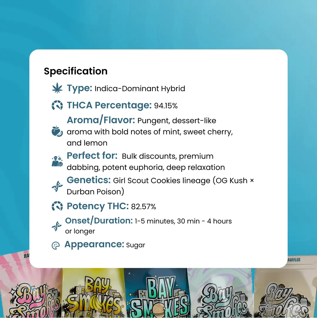 Bulk_THCa_Sugar_Diamonds_Specification