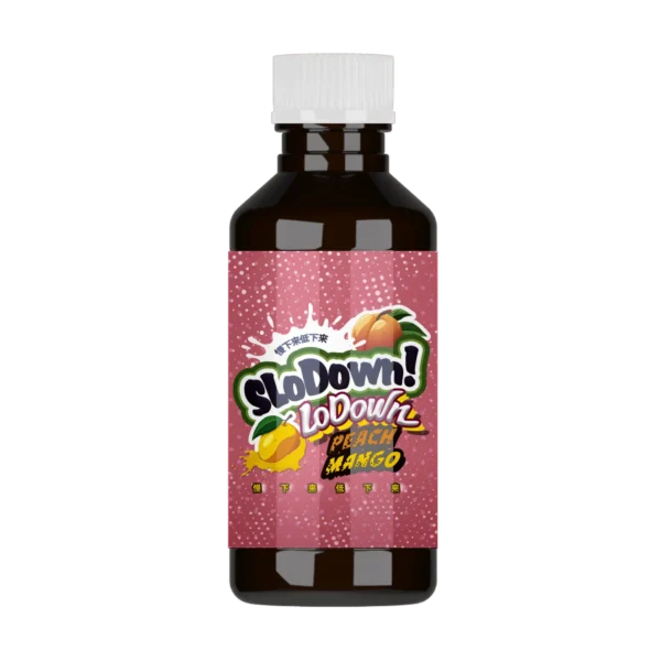 SloDown LoDown Peach Mango THC Syrup